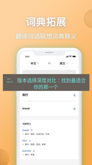 有道翻译在线 二、 版本选择深度对比：找到最适合你的那一个
