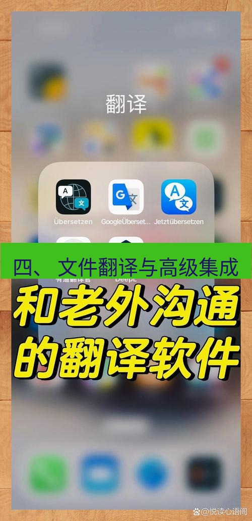 有道翻译在线 四、 文件翻译与高级集成