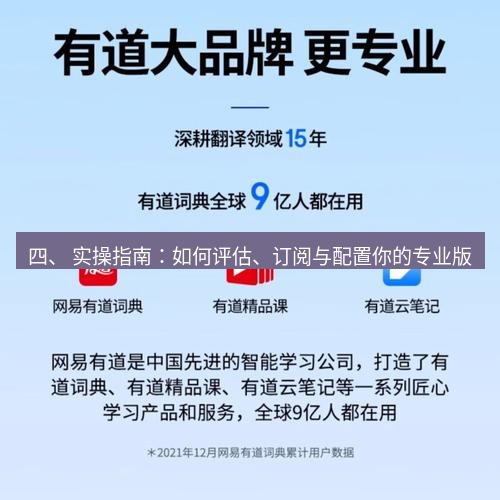 有道翻译在线 四、 实操指南：如何评估、订阅与配置你的专业版