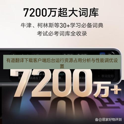 有道翻译在线 有道翻译下载客户端后台运行资源占用分析与性能调优设置