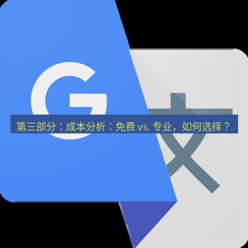 有道翻译在线 第三部分：成本分析：免费 vs. 专业，如何选择？