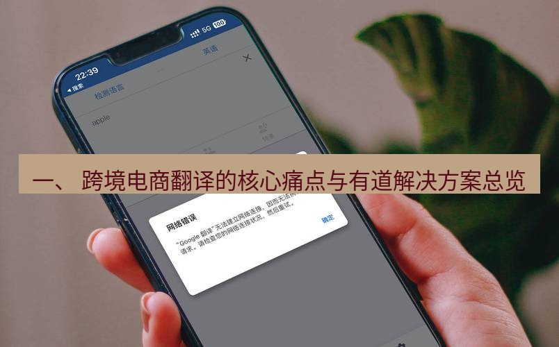 有道翻译在线 一、 跨境电商翻译的核心痛点与有道解决方案总览