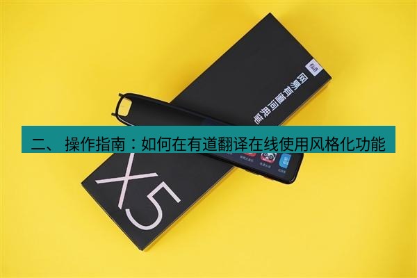 有道翻译在线 二、 操作指南：如何在有道翻译在线使用风格化功能