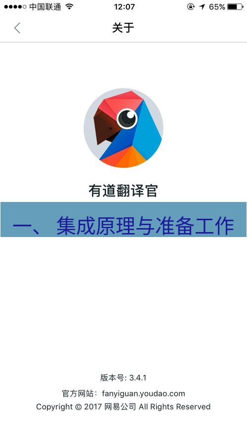 有道翻译在线 一、 集成原理与准备工作